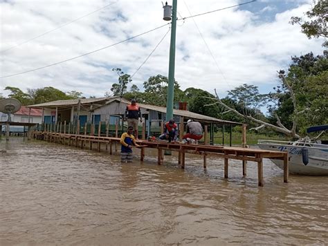 Afetada Pela Cheia Do Rio Amazonas Nhamundá Decreta Situação De Emergência Amazonas G1