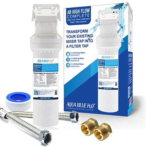 Aqua Blue H20 ™AB HIGH FLOW Inline High Flow Water Filter System