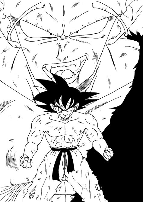 Son goku vs piccolo jr. Goku VS Piccolo by goten-kun on DeviantArt