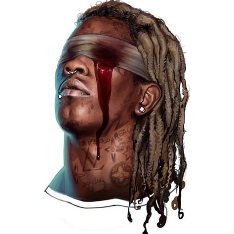 Free Download Young Thug Digits Nah Right Nah Right 1080x1080 For