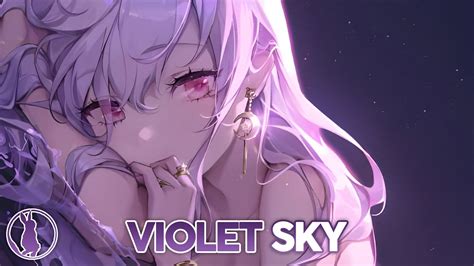 Nightcore Violet Sky Lyrics Youtube