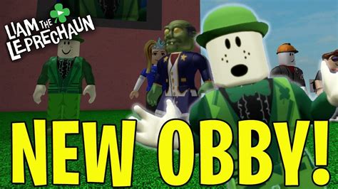 New Liam The Leprechaun Adventure Obby Roblox Live Youtube