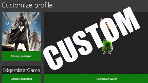 ¿cómo Se Hace Un Gamerpic Personalizado Para Xbox One En Pc Udoe