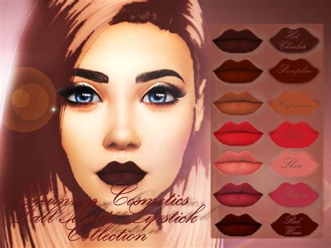 The Sims Resource Falle Matte Lipsticks