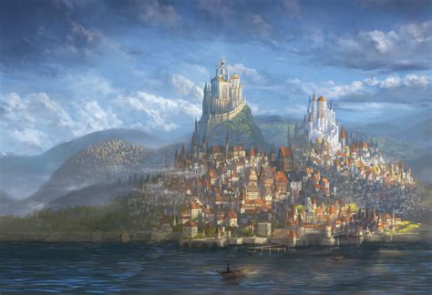 Fantasy City Hd Wallpaper By Alayna Lemmer Danner