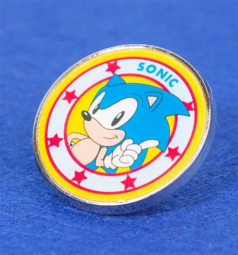 Sonic The Hedgehog Enamel Pin Badge