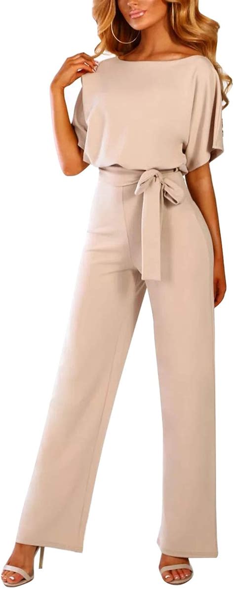 Yieune Summer Jumpsuit For Women Elegant Casual Long Overall Chic