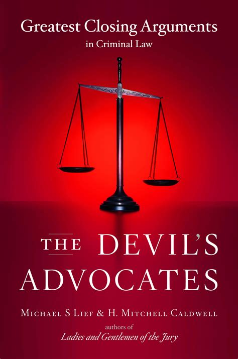 The Devils Advocates Book By Michael S Lief H Mitchell Caldwell