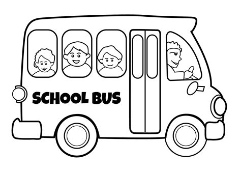 School Bus Coloring Book To Print And Online