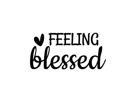 Feeling Blessed Graphic By Archshape · Creative Fabrica