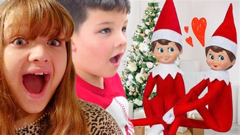 Best Of Elf On The Shelf With Aubrey And Caleb Caleb Makes Hot Cocoa With Candy Cane Elf Youtube