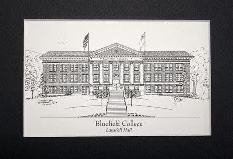 Bluefield University Prints 5 X 7 Or Choose From Larger Matted Pri