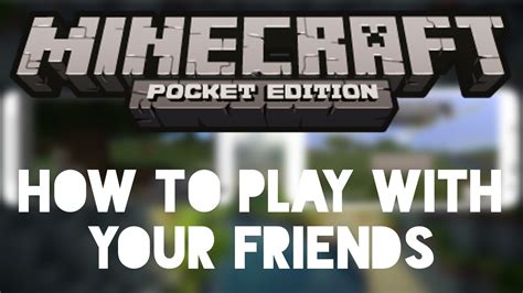 Check spelling or type a new query. How To Play With Your Friends - WiFi | Minecraft PE - YouTube