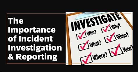 Hse Insider The Importance Of Incident Investigation And Reporting
