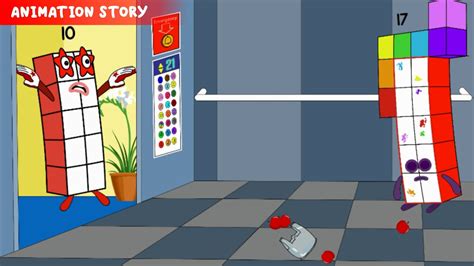 Animation Story Who Killed The Numberblocks 17 In Lift