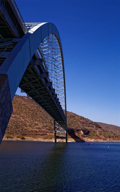 Roosevelt Lake Bridge Roosevelt Lake Bridge In Arizona Flickr