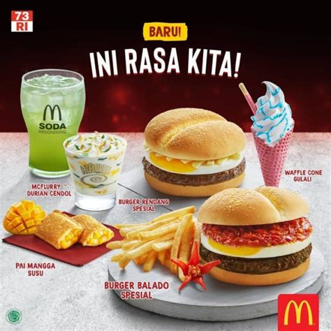 They would wish to look at convenience topographic point to eat as. McDonald's Promo Menu Baru Ini Rasa Kita Harga Mulai Rp ...