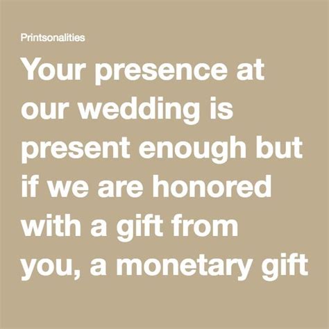 If you go to a shower, then yeah, definitely consider getting a gift. Your presence at our wedding is present enough but if we ...