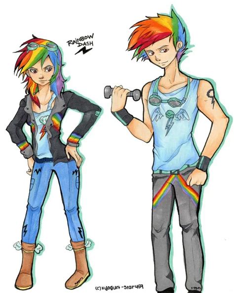 Pin By Jessica Moore On Genderbend Rule 63 Rainbow Dash Mlp Mlp Fan Art