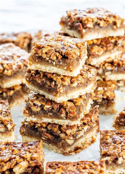 These Pecan Pie Bars Are Sweet Crunchy Gooey Loaded With Pecans An