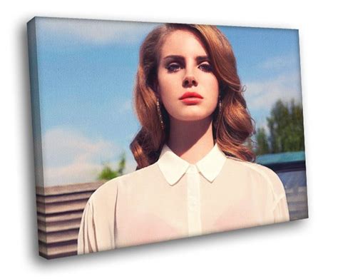 Lana Del Rey Retro Style Indie Pop Music Rare 50x40 Framed Canvas Print