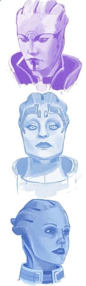 Aria Samara Liara Mass Effect Art Mass Effect Mass Effect Universe