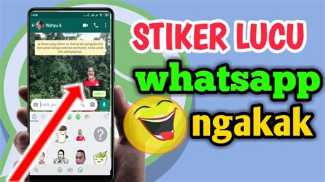 You can streaming and download for free here! Begini Cara buat stiker WhatsApp yang Lucu - YouTube