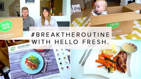 Breaking Our Routine With Hello Fresh Ad Youtube