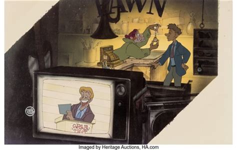 Oliver And Company Fagin Pawn Shop Cashier And Tv Host Production Cel