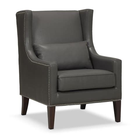 Gray Accent Chair 