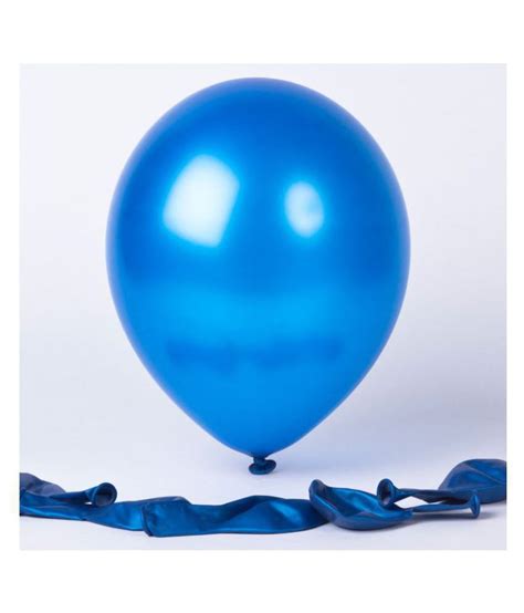 Blue Metallic Balloon Combo For Birthday Parties Pack Of 50 Buy