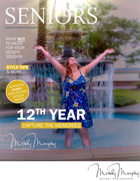 Senior Portrait Magazine Senior Year Photos Magazine Melody Murphy