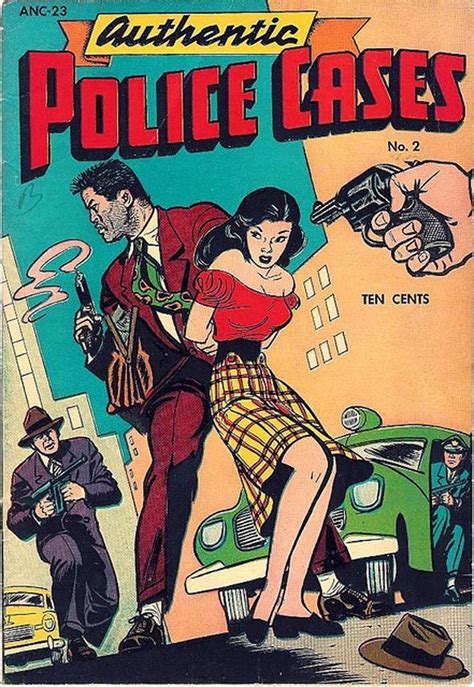 Authentic Police Cases 2 Vintage Comic Books Crime Comics Vintage