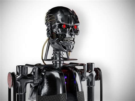 Robot Sci Fi 3d Model Realtime Cgtrader