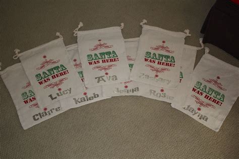 Personalized Santa Bags Personalized Santa Bag Personalised Santa