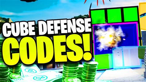 Roblox Cube Defense Codes Free Candy Skins And More Youtube