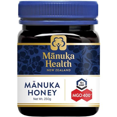 Boost your health with this raw manuka honey. Buy Manuka Health MGO 400+ Manuka Honey 250g Online at ...