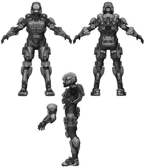 Halo 4 Spartan Soldier Armor Halo Armor Sci Fi Armor Battle Armor
