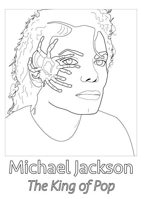 Michael Jackson Coloring Pages At Free Printable