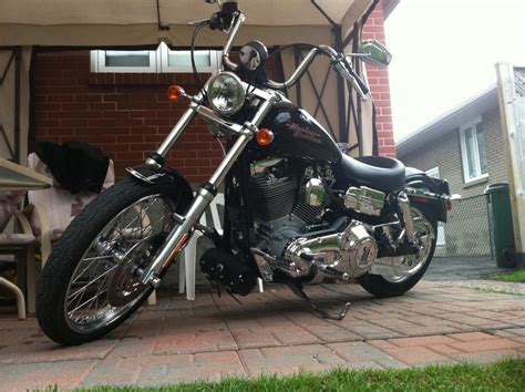 Played with the belt tension a lot through all that. Wide Glide front end on a Dyna FXDI - Harley Davidson Forums