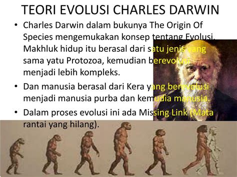 Teori Evolusi Menurut Para Ahli Dan Perbedaan Beserta Bantahannya Hot