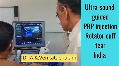 PRP Injection Rotator Cuff Tear Ultrasound Guidance India