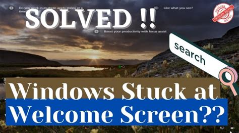 Fix Windows 10 Stuck At Welcome Screen 2020 3 Ways