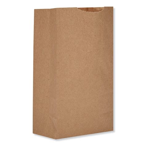 Grocery Paper Bags 52 Lb Capacity 2 406 X 268 X 812 Kraft
