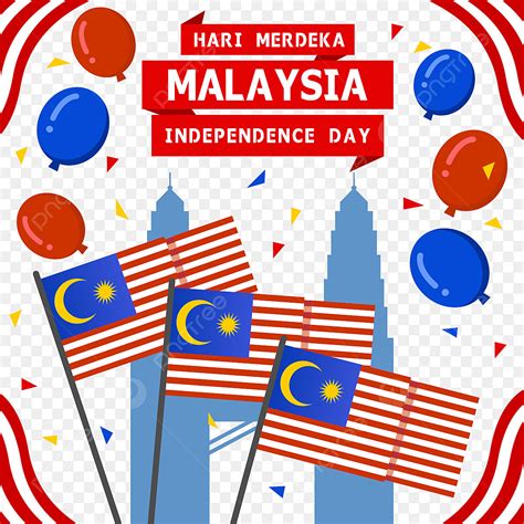 Malaysia Independance Day Vector Design Images Happy And Festive
