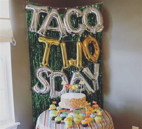 Taco Twosday Birthday Birthday 2nd Birthday Birthday Cake