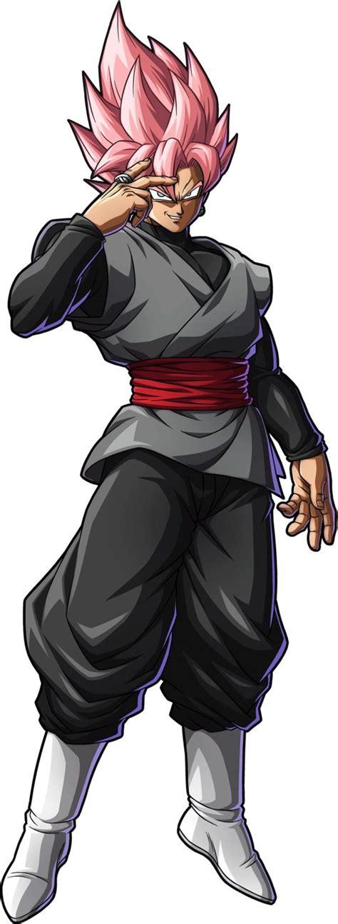 Render Dbfighterz Black Goku Ssr By Purplehato Goku Black Anime