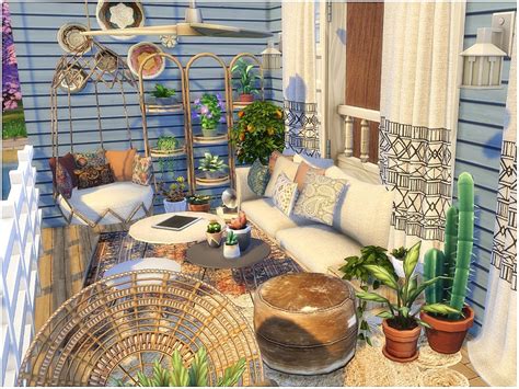 The Sims Resource Boho Balcony