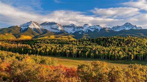 Image Usa Colorado Autumn Nature Mountains 1920x1080