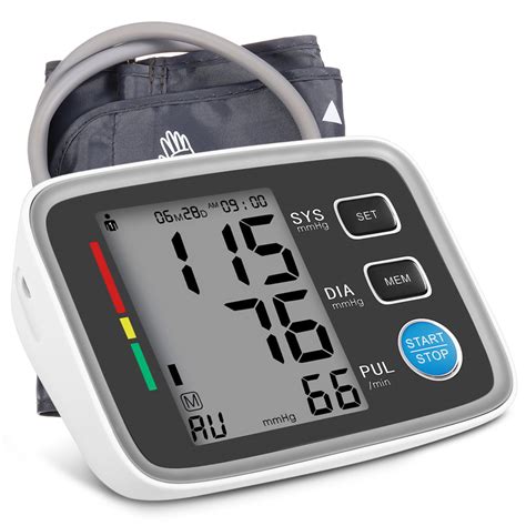 Digital Blood Pressure Machine Large Cuff Lcd Display Blood Pressure